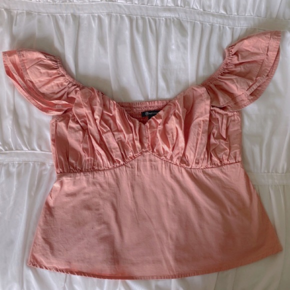 Pink Ruched Top - Picture 1 of 2
